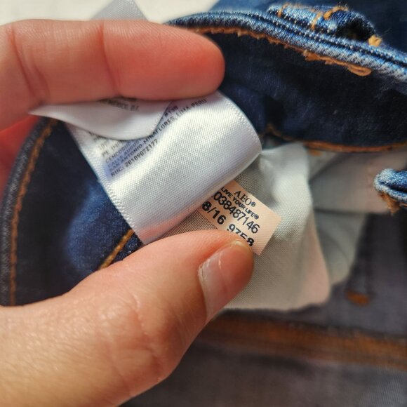 American Eagle Jeggings Medium Wash Denim Skinny Jeans Super Stretch 4 - Picture 12 of 12